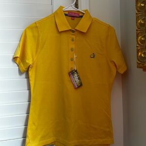 Masters Magnolia Yellow Polo Shirt